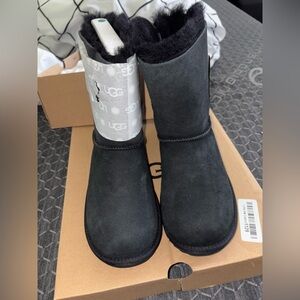 UGG Black Bailey Bow Boots